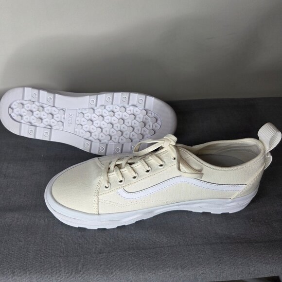 Men's - NWT Vans - Sentry Old Skool WC Heavy Canvas Sneakers Marshmallow Size 10 - Picture 5 of 10